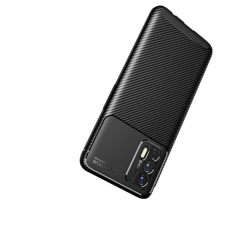 Cover Realme GT 5G Fleksibel Kulfibertekstur