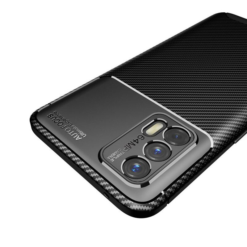 Cover Realme GT 5G Fleksibel Kulfibertekstur