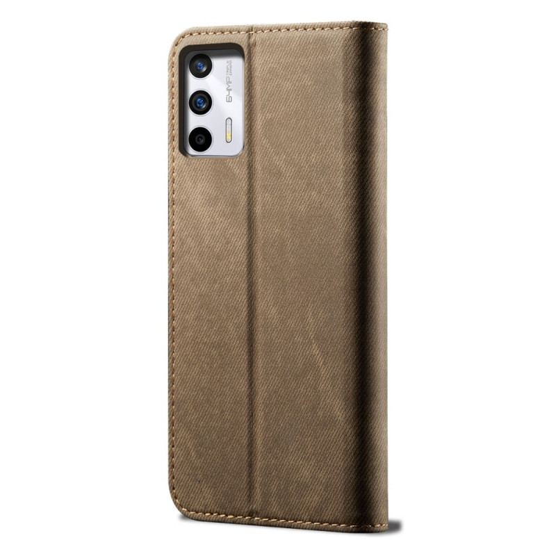 Cover Realme GT 5G Flip Cover Denim Stof