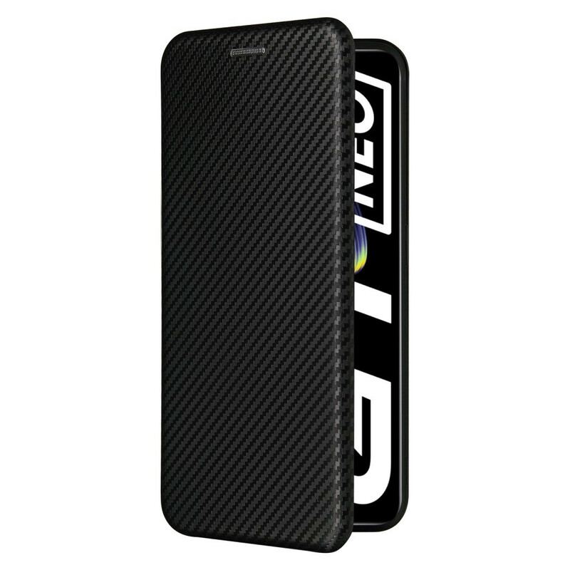 Cover Realme GT 5G Flip Cover Silikone Carbon