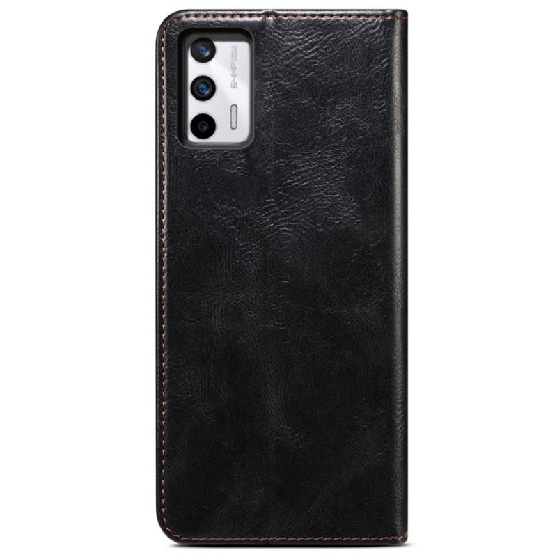 Cover Realme GT 5G Flip Cover Voksbehandlet Kunstlæder