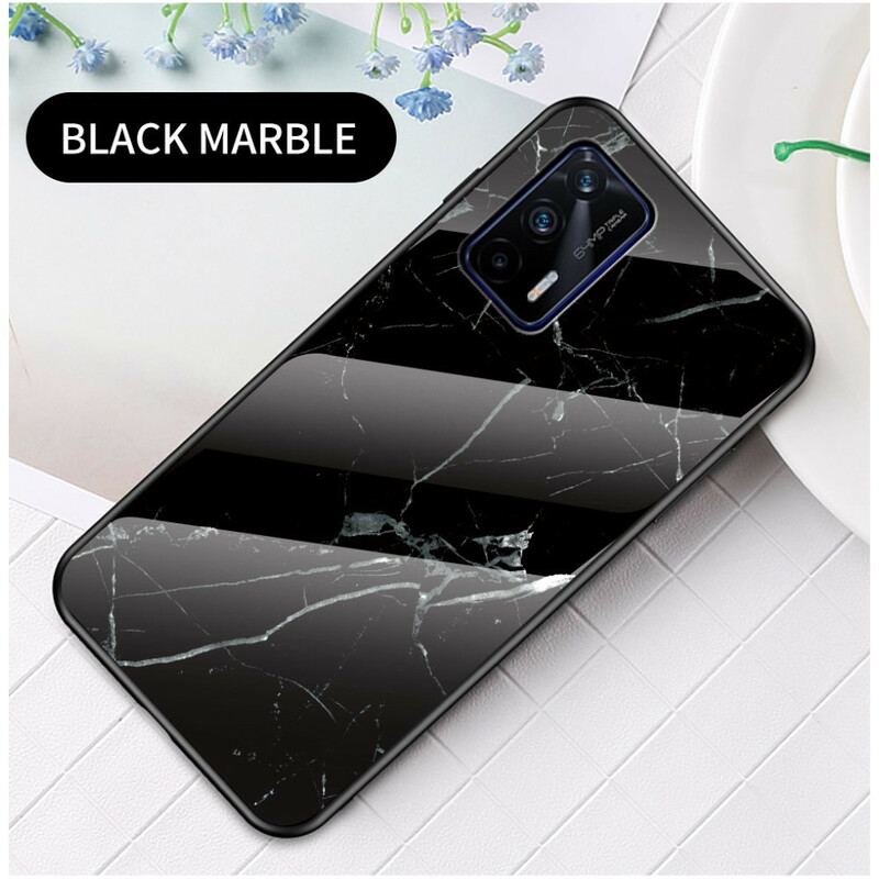 Cover Realme GT 5G Premium Farver Hærdet Glas