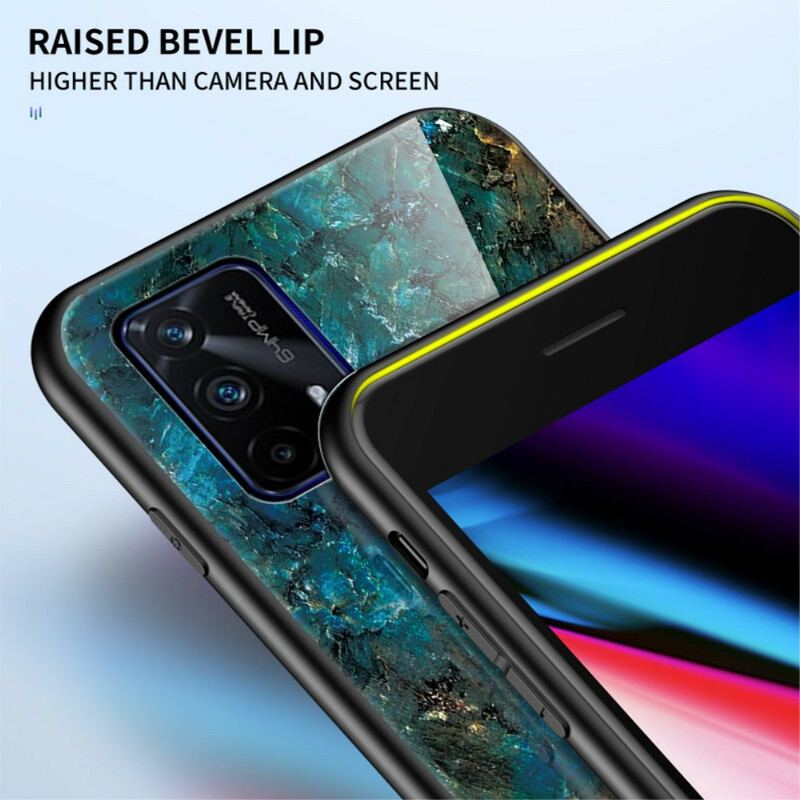 Cover Realme GT 5G Premium Farver Hærdet Glas