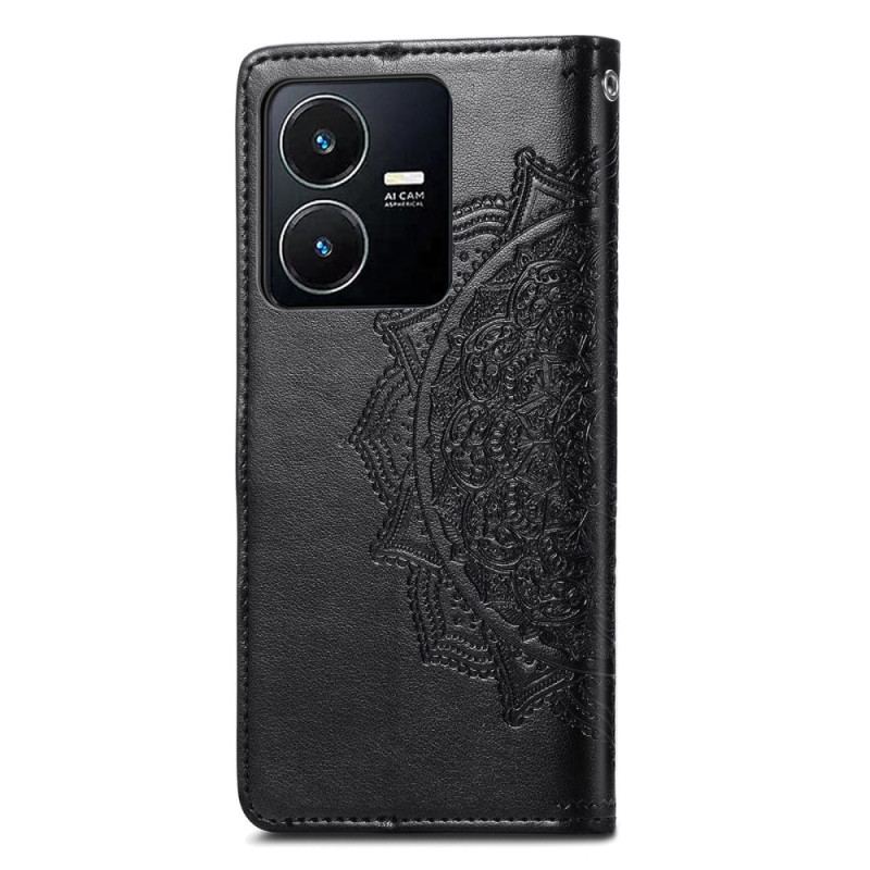 Flip Cover Vivo Y22s Barok-mandala