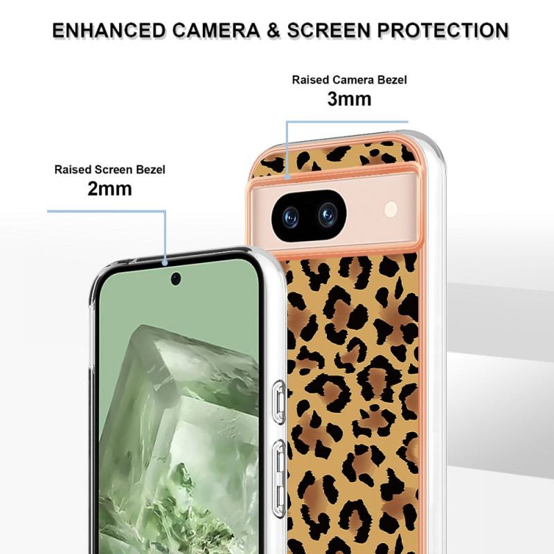 Cover Google Pixel 8a Leopardtryk