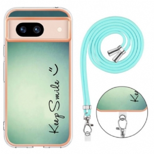 Cover Google Pixel 8a Telefon Etui Til Cordon Keep Smile