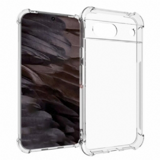 Cover Google Pixel 8a Telefon Etui Transparent Med Forstærkede Hjørner