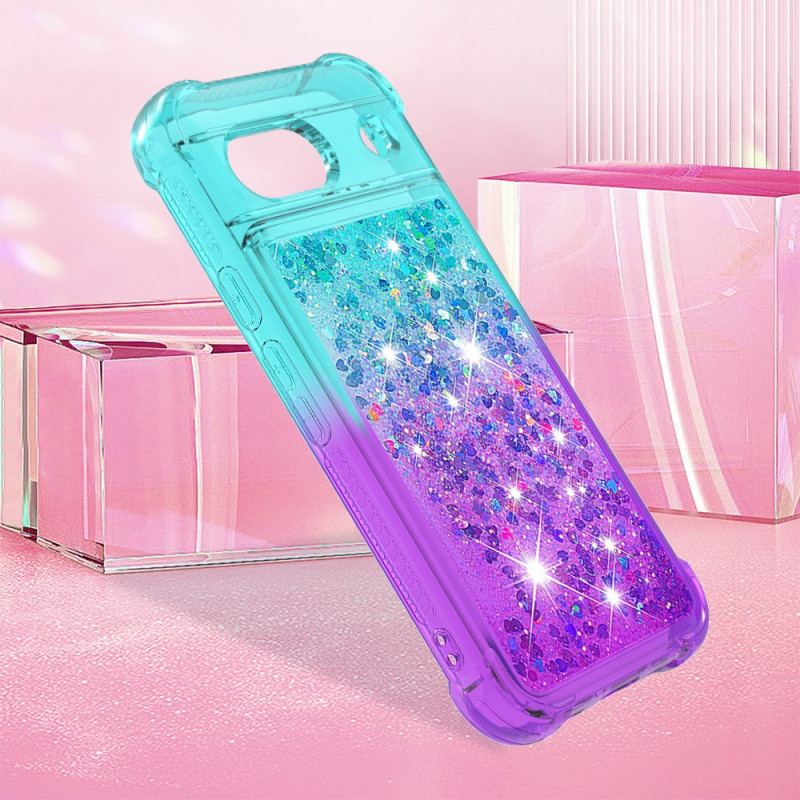 Cover Til Google Pixel 8a Glitter Gradient