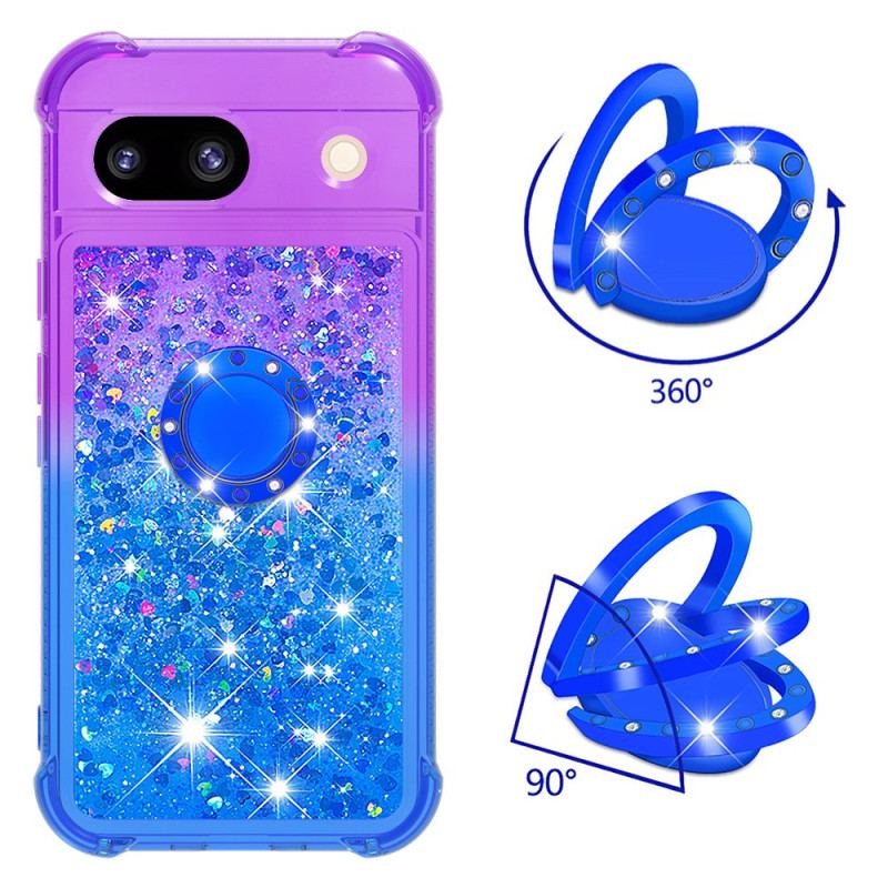 Cover Til Google Pixel 8a Glitter Gradient Support Ring