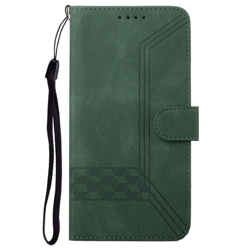 Flip Cover Google Pixel 8a Frise- Og Stropliner