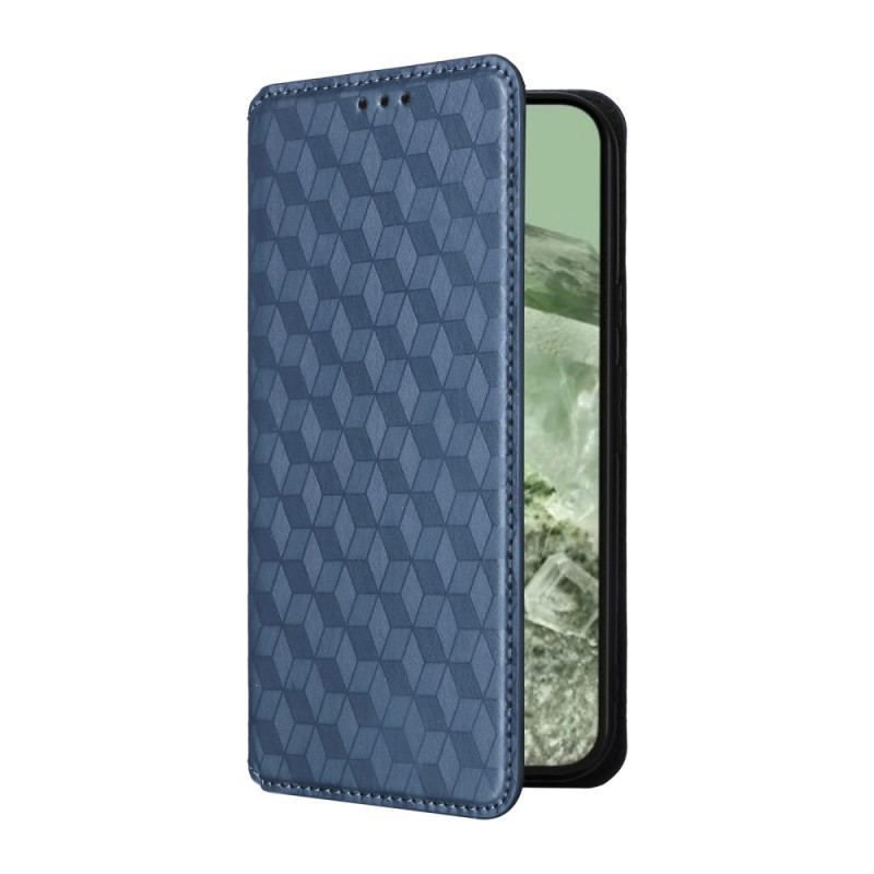 Flip Cover Til Google Pixel 8a 3d Diamanter