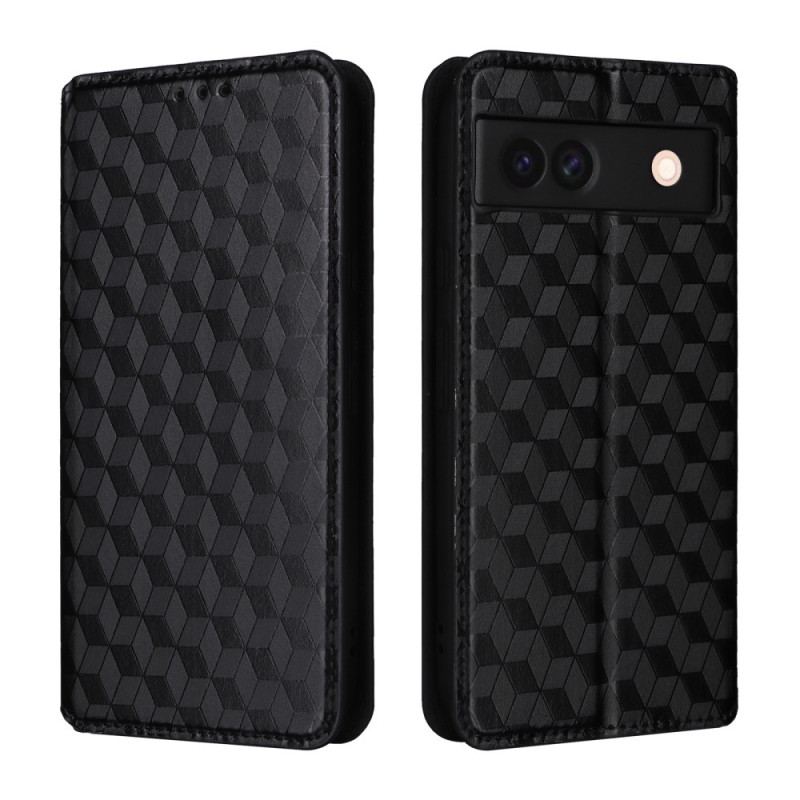 Flip Cover Til Google Pixel 8a 3d Diamanter