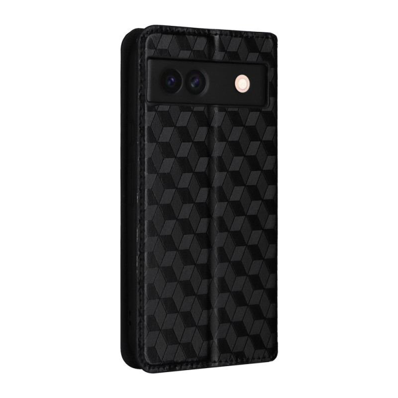 Flip Cover Til Google Pixel 8a 3d Diamanter