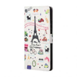 Flip Cover Til Google Pixel 8a Jeg Elsker Paris