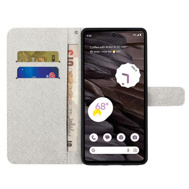 Flip Cover Til Google Pixel 8a Katte Og Snortræ