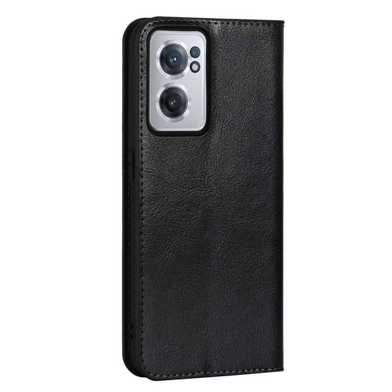 Cover OnePlus Nord CE 2 5G Flip Cover Ægte Læder