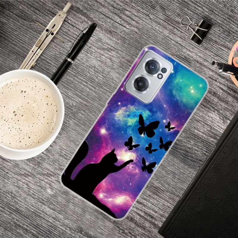 Cover OnePlus Nord CE 2 5G Kat Og Sommerfugle