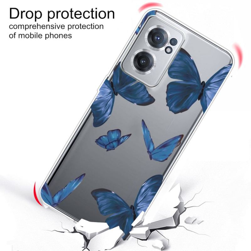 Cover OnePlus Nord CE 2 5G Mørke Sommerfugle