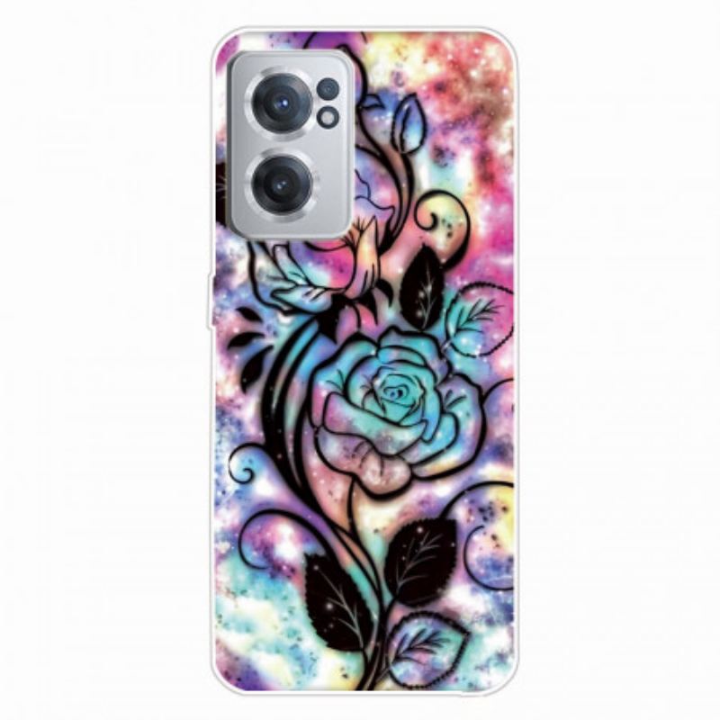 Cover OnePlus Nord CE 2 5G Psykedeliske Blomster