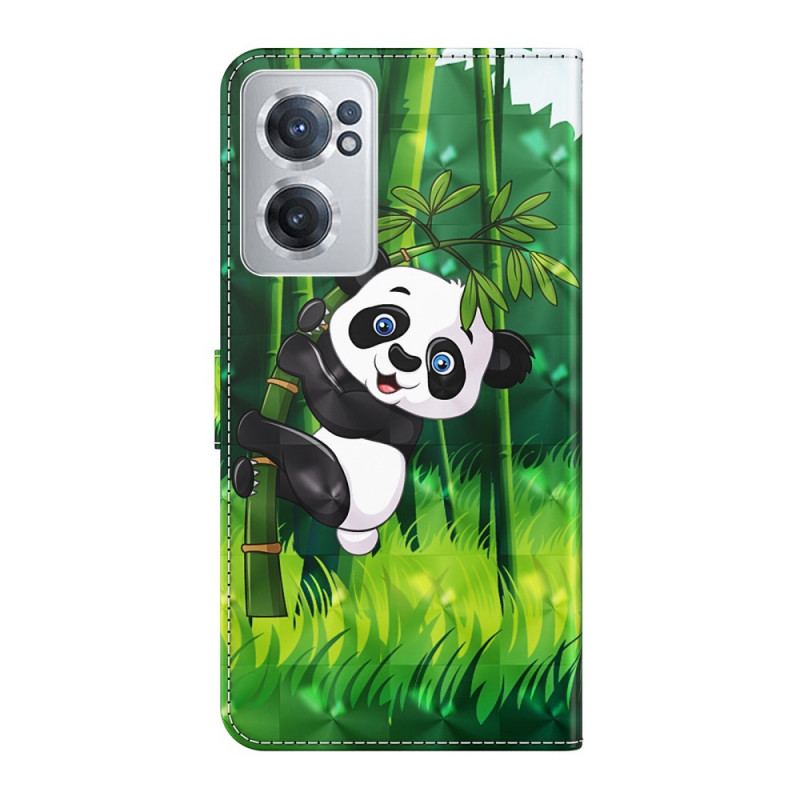 Flip Cover OnePlus Nord CE 2 5G Comic Panda