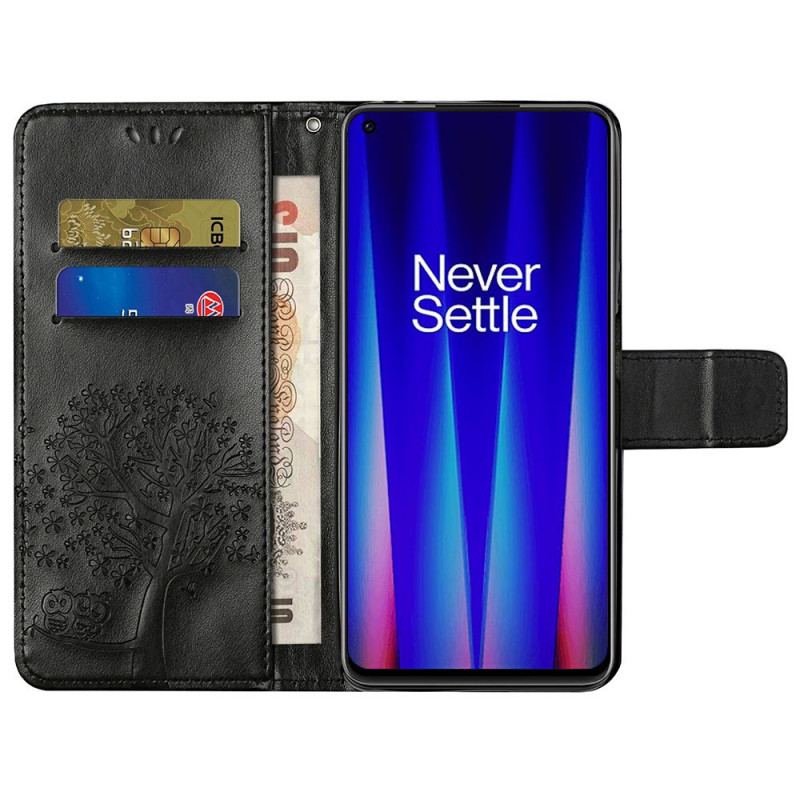 Flip Cover OnePlus Nord CE 2 5G Indgraveret Træ