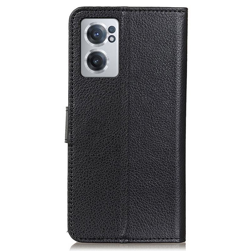 Flip Cover OnePlus Nord CE 2 5G Litchi Tekstur