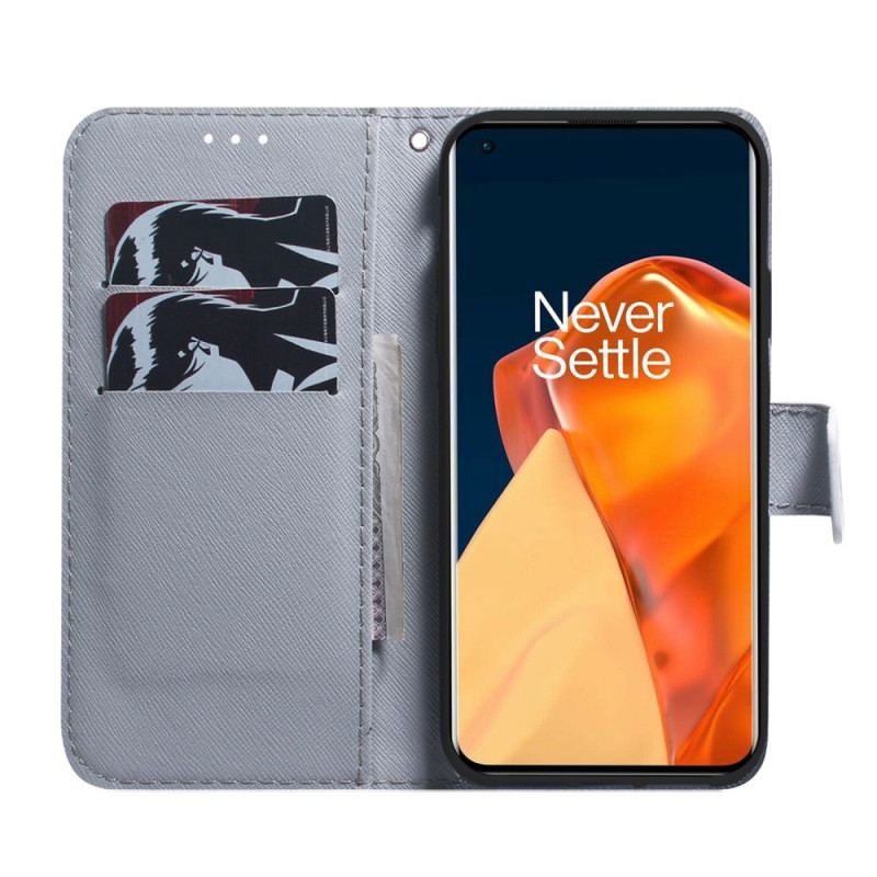 Flip Cover OnePlus Nord CE 2 5G Midnatsløve