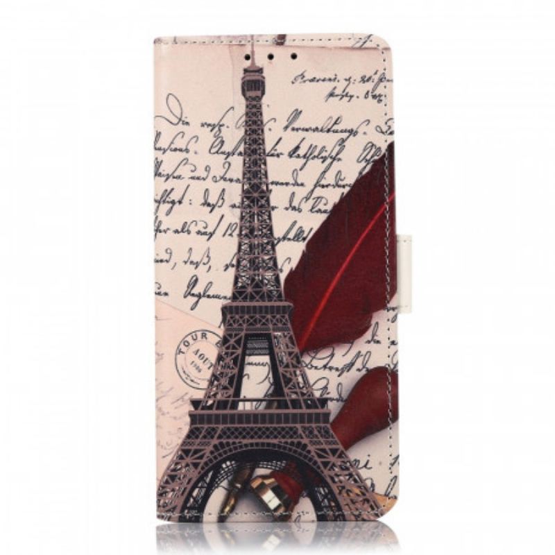 Flip Cover OnePlus Nord CE 2 5G Romantiske Paris