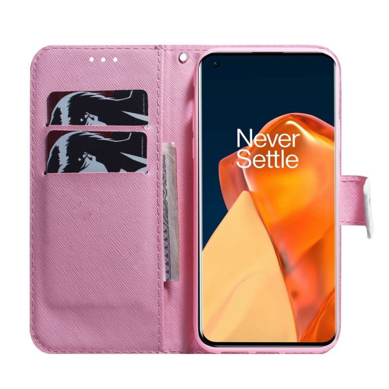 Flip Cover OnePlus Nord CE 2 5G Solitær Blomst