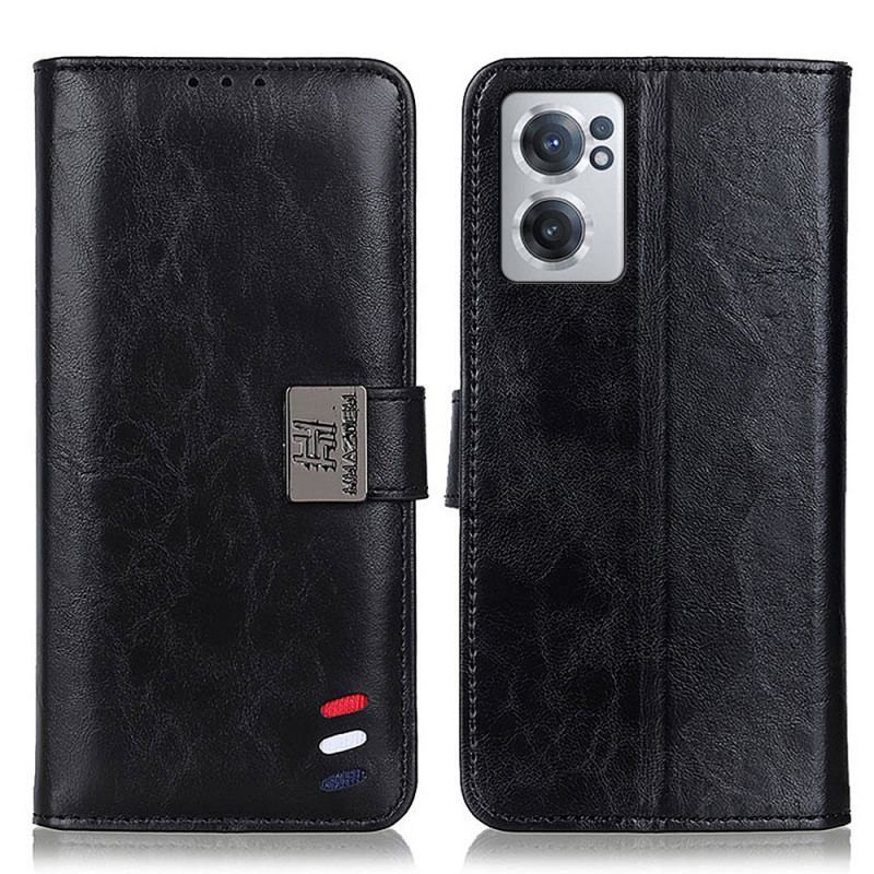 Flip Cover OnePlus Nord CE 2 5G Trefarvet Kazneh