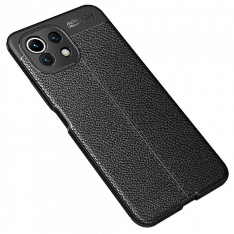 Cover Xiaomi Mi 11 Lite 4G / 5G / 5G NE Lædereffekt Litchi Dobbelt Linje