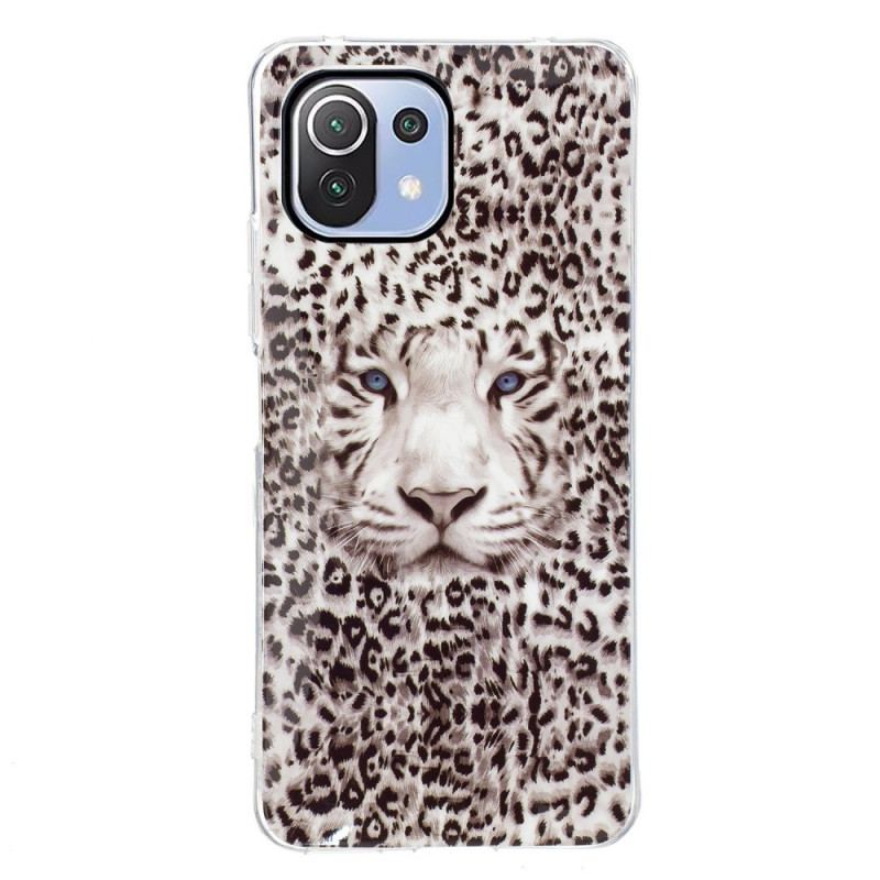 Cover Xiaomi Mi 11 Lite 4G / 5G / 5G NE Leopard Fluorescerende