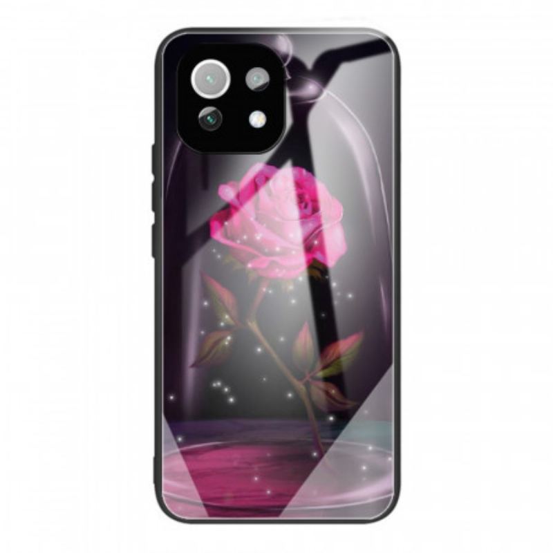 Cover Xiaomi Mi 11 Lite 4G / 5G / 5G NE Magic Pink Hærdet Glas