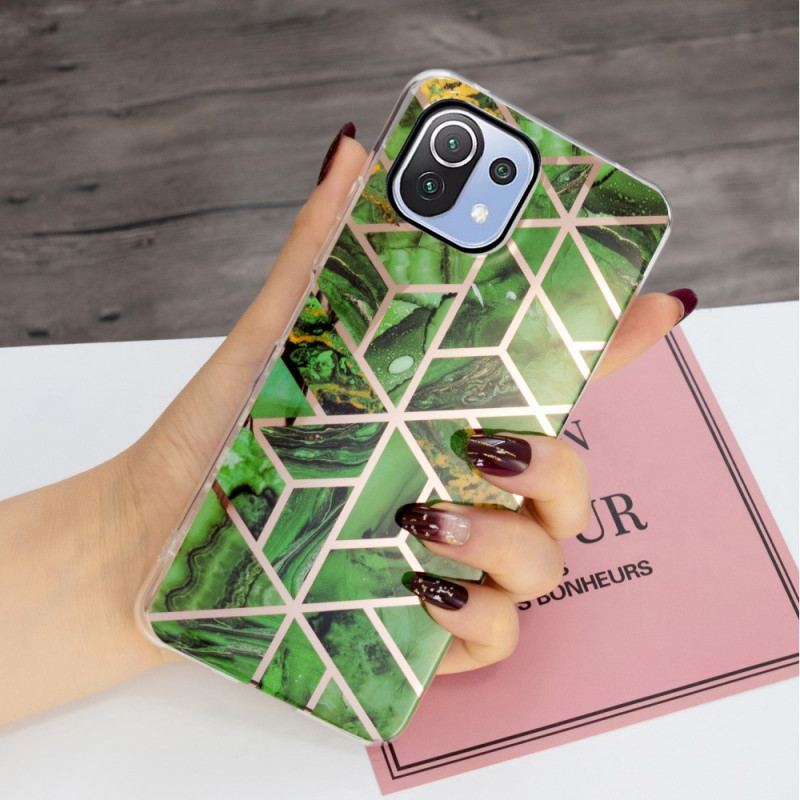 Cover Xiaomi Mi 11 Lite 4G / 5G / 5G NE Marmor Geometri