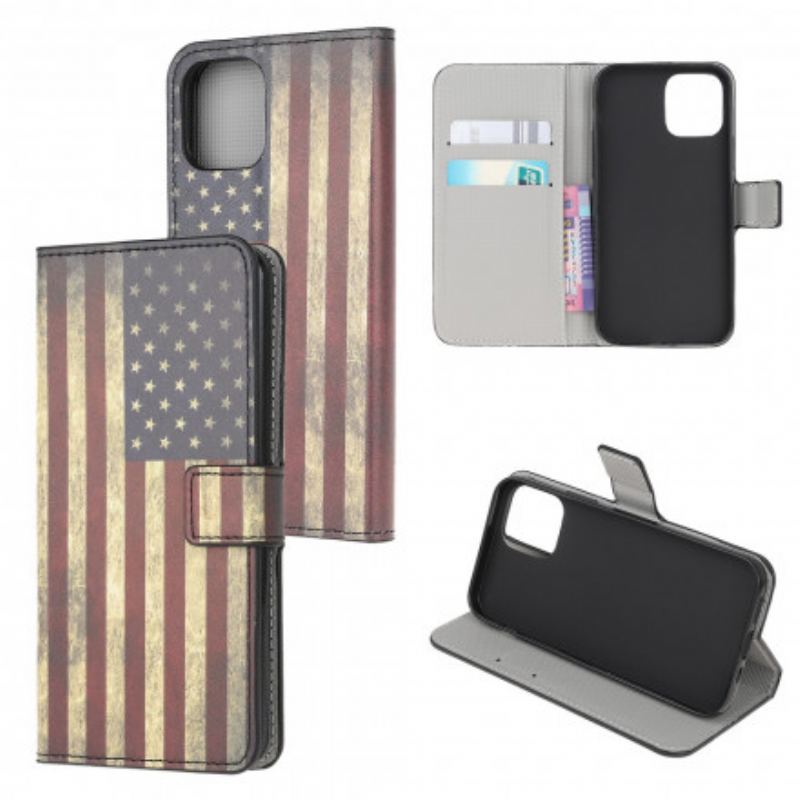 Flip Cover Xiaomi Mi 11 Lite 4G / 5G / 5G NE Amerikansk Flag