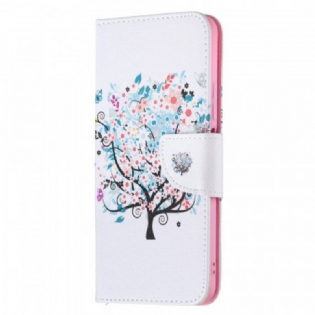 Flip Cover Xiaomi Mi 11 Lite 4G / 5G / 5G NE Blomstret Træ