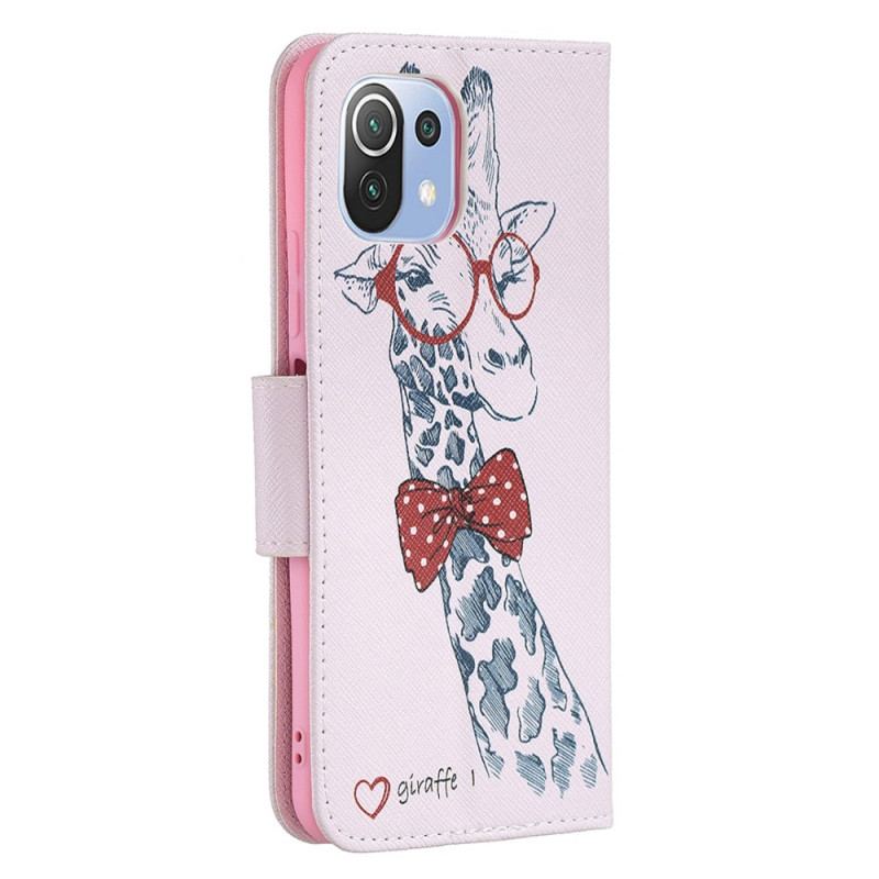 Flip Cover Xiaomi Mi 11 Lite 4G / 5G / 5G NE Brainy Giraf