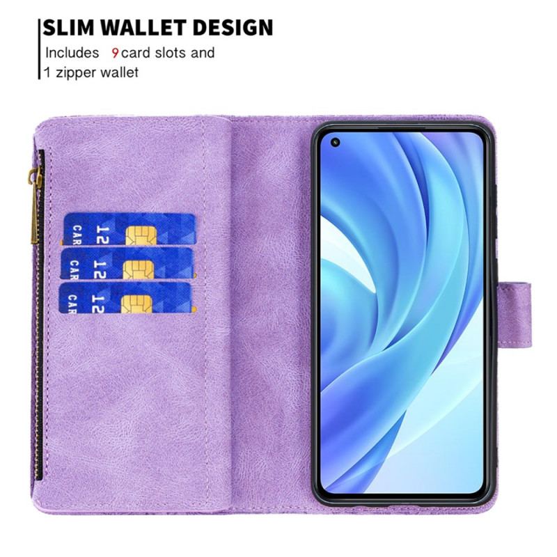 Flip Cover Xiaomi Mi 11 Lite 4G / 5G / 5G NE Butterfly Barok Lynlåslomme