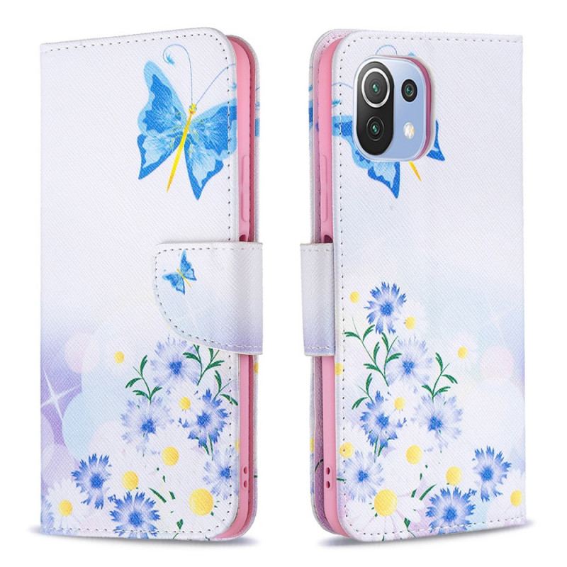 Flip Cover Xiaomi Mi 11 Lite 4G / 5G / 5G NE Drømmenes Sommerfugle