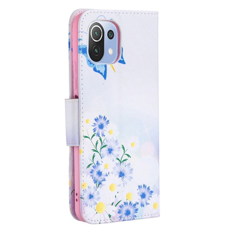 Flip Cover Xiaomi Mi 11 Lite 4G / 5G / 5G NE Drømmenes Sommerfugle