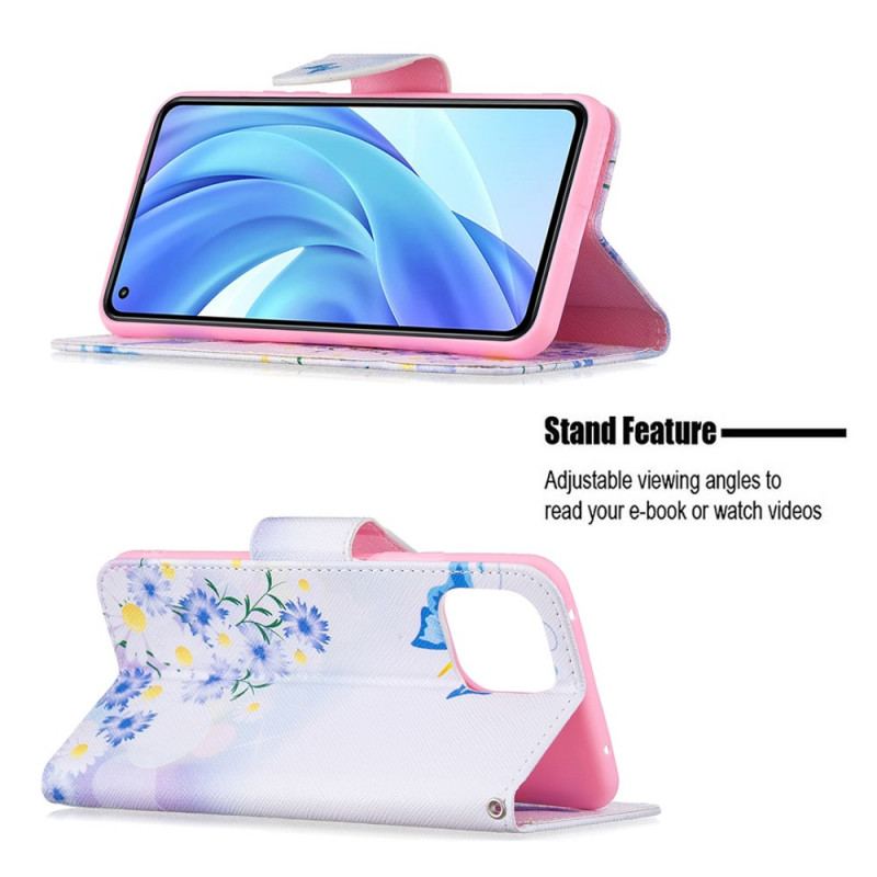 Flip Cover Xiaomi Mi 11 Lite 4G / 5G / 5G NE Drømmenes Sommerfugle