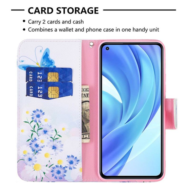 Flip Cover Xiaomi Mi 11 Lite 4G / 5G / 5G NE Drømmenes Sommerfugle