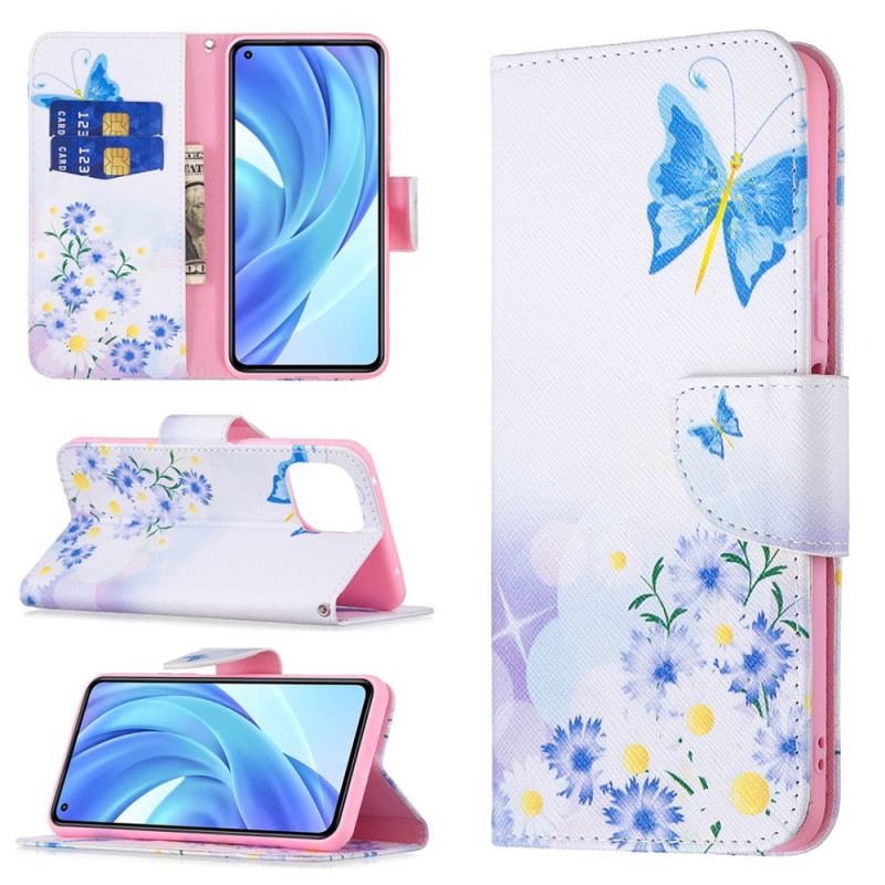 Flip Cover Xiaomi Mi 11 Lite 4G / 5G / 5G NE Drømmenes Sommerfugle