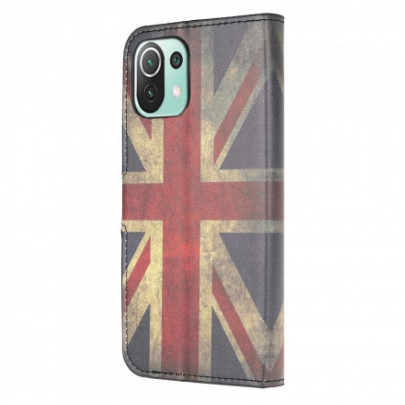 Flip Cover Xiaomi Mi 11 Lite 4G / 5G / 5G NE England Flag