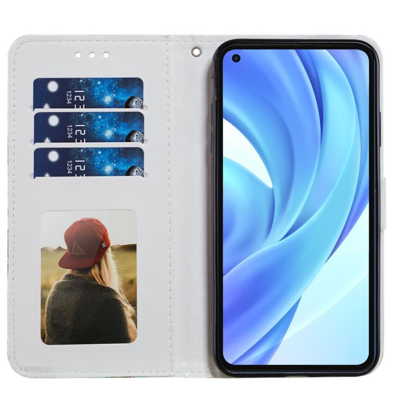 Flip Cover Xiaomi Mi 11 Lite 4G / 5G / 5G NE Flere Ananas