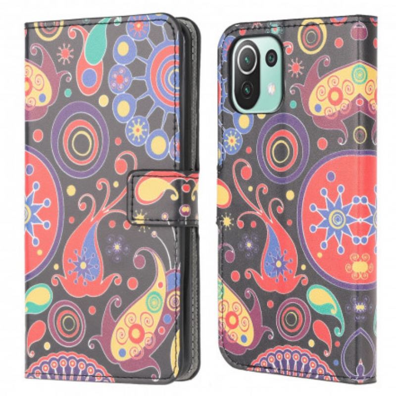 Flip Cover Xiaomi Mi 11 Lite 4G / 5G / 5G NE Galaxy Design