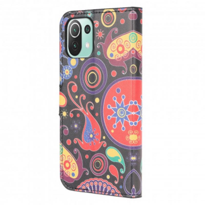 Flip Cover Xiaomi Mi 11 Lite 4G / 5G / 5G NE Galaxy Design