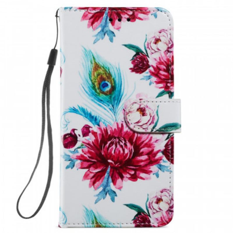 Flip Cover Xiaomi Mi 11 Lite 4G / 5G / 5G NE Intense Blomster