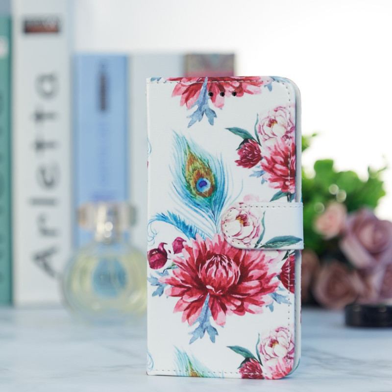 Flip Cover Xiaomi Mi 11 Lite 4G / 5G / 5G NE Intense Blomster