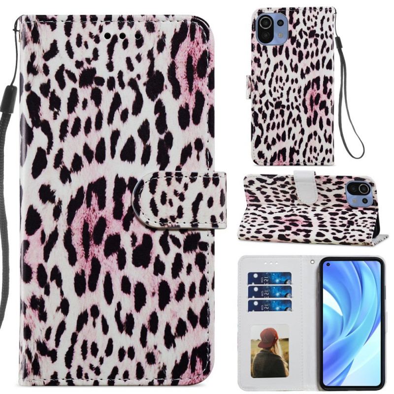 Flip Cover Xiaomi Mi 11 Lite 4G / 5G / 5G NE Leopard Print